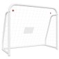 vidaXL Fußballtor mit Netz Weiß 125x96x60 cm Stahl & Polyester vidaXL Fußballtor mit Netz Weiß 125x96x60 cm Stahl & Polyester