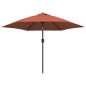 vidaXL Sonnenschirm mit Metall-Mast Terracotta-Rot 300 cm vidaXL Sonnenschirm mit Metall-Mast Terracotta-Rot 300 cm