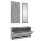 vidaXL 3-tlg. Flurmöbel-Set Grau Sonoma Holzwerkstoff vidaXL 3-tlg. Flurmöbel-Set Grau Sonoma Holzwerkstoff