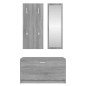vidaXL 3-tlg. Flurmöbel-Set Grau Sonoma Holzwerkstoff vidaXL 3-tlg. Flurmöbel-Set Grau Sonoma Holzwerkstoff