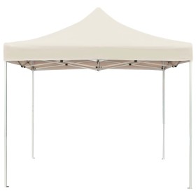 vidaXL Profi-Partyzelt Faltbar Aluminium 2x2 m Creme