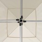 vidaXL Profi-Partyzelt Faltbar Aluminium 2x2 m Creme vidaXL Profi-Partyzelt Faltbar Aluminium 2x2 m Creme