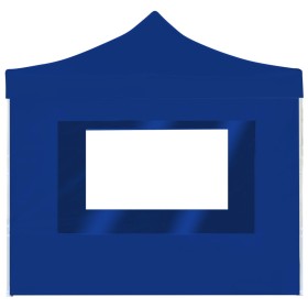 vidaXL Profi-Partyzelt Faltbar mit Wänden Aluminium 2×2m Blau