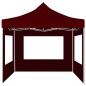 vidaXL Profi-Partyzelt Faltbar mit Wänden Aluminium 2×2m Bordeauxrot vidaXL Profi-Partyzelt Faltbar mit Wänden Aluminium 2×2m Bordeauxrot