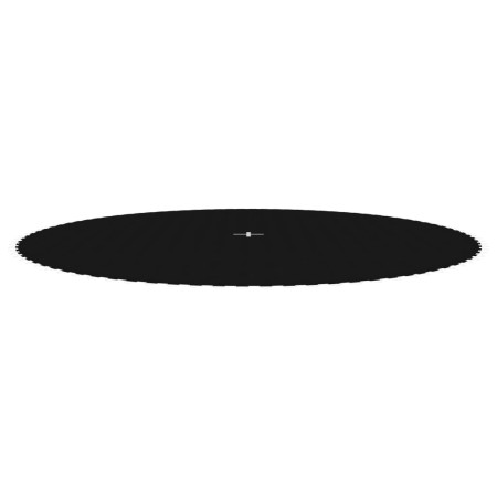 vidaXL Sprungtuch Schwarz für 4,57 m Runde Trampoline