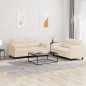 vidaXL 2-tlg. Sofagarnitur mit Kissen Beige Mikrofasergewebe vidaXL 2-tlg. Sofagarnitur mit Kissen Beige Mikrofasergewebe