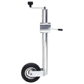 vidaXL Stützrad 60 mm mit 2 Stützrohren und 3 Klemmen