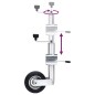 vidaXL Stützrad 60 mm mit 2 Stützrohren und 3 Klemmen vidaXL Stützrad 60 mm mit 2 Stützrohren und 3 Klemmen