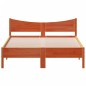 vidaXL Massivholzbett ohne Matratze Wachsbraun 120x190 cm Kiefernholz vidaXL Massivholzbett ohne Matratze Wachsbraun 120x190 cm Kiefernholz