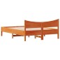 vidaXL Massivholzbett ohne Matratze Wachsbraun 120x190 cm Kiefernholz vidaXL Massivholzbett ohne Matratze Wachsbraun 120x190 cm Kiefernholz
