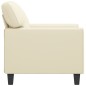 vidaXL Sessel Creme 60 cm Kunstleder vidaXL Sessel Creme 60 cm Kunstleder