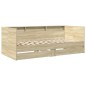 vidaXL Tagesbett mit Schubladen Sonoma-Eiche 75x190 cm Holzwerkstoff vidaXL Tagesbett mit Schubladen Sonoma-Eiche 75x190 cm Holzwerkstoff