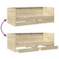 vidaXL Tagesbett mit Schubladen Sonoma-Eiche 75x190 cm Holzwerkstoff vidaXL Tagesbett mit Schubladen Sonoma-Eiche 75x190 cm Holzwerkstoff
