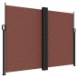 vidaXL Seitenmarkise Ausziehbar Braun 180x1000 cm vidaXL Seitenmarkise Ausziehbar Braun 180x1000 cm