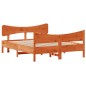 vidaXL Massivholzbett ohne Matratze Wachsbraun 140x190 cm Kiefernholz vidaXL Massivholzbett ohne Matratze Wachsbraun 140x190 cm Kiefernholz