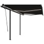 Automatische Markise mit LED & Windsensor 3x2,5 m Anthrazit Automatische Markise mit LED & Windsensor 3x2,5 m Anthrazit