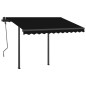 Automatische Markise mit LED & Windsensor 3x2,5 m Anthrazit Automatische Markise mit LED & Windsensor 3x2,5 m Anthrazit