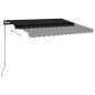 Automatische Markise mit LED & Windsensor 3x2,5 m Anthrazit Automatische Markise mit LED & Windsensor 3x2,5 m Anthrazit