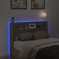vidaXL LED-Kopfteil mit Ablagen Sonoma-Eiche 140x16,5x103,5 cm vidaXL LED-Kopfteil mit Ablagen Sonoma-Eiche 140x16,5x103,5 cm
