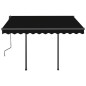 Automatische Markise mit LED & Windsensor 3x2,5 m Anthrazit Automatische Markise mit LED & Windsensor 3x2,5 m Anthrazit