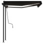 Automatische Markise mit LED & Windsensor 3x2,5 m Anthrazit Automatische Markise mit LED & Windsensor 3x2,5 m Anthrazit