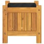 vidaXL Pflanzkübel mit Einlage 31x31x30 cm Massivholz Akazie vidaXL Pflanzkübel mit Einlage 31x31x30 cm Massivholz Akazie