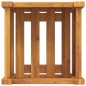 vidaXL Pflanzkübel mit Einlage 31x31x30 cm Massivholz Akazie vidaXL Pflanzkübel mit Einlage 31x31x30 cm Massivholz Akazie