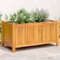 vidaXL Pflanzkübel mit Einlage 80x42x40 cm Massivholz Akazie vidaXL Pflanzkübel mit Einlage 80x42x40 cm Massivholz Akazie