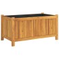 vidaXL Pflanzkübel mit Einlage 80x42x40 cm Massivholz Akazie vidaXL Pflanzkübel mit Einlage 80x42x40 cm Massivholz Akazie