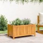 vidaXL Pflanzkübel mit Einlage 80x42x40 cm Massivholz Akazie vidaXL Pflanzkübel mit Einlage 80x42x40 cm Massivholz Akazie