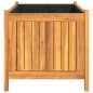 vidaXL Pflanzkübel mit Einlage 80x42x40 cm Massivholz Akazie vidaXL Pflanzkübel mit Einlage 80x42x40 cm Massivholz Akazie