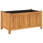 vidaXL Pflanzkübel mit Einlage 80x42x40 cm Massivholz Akazie vidaXL Pflanzkübel mit Einlage 80x42x40 cm Massivholz Akazie