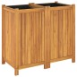 vidaXL Pflanzkübel mit Einlage 84x42x75 cm Massivholz Akazie vidaXL Pflanzkübel mit Einlage 84x42x75 cm Massivholz Akazie
