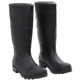 vidaXL Gummistiefel Schwarz Größe 43 PVC