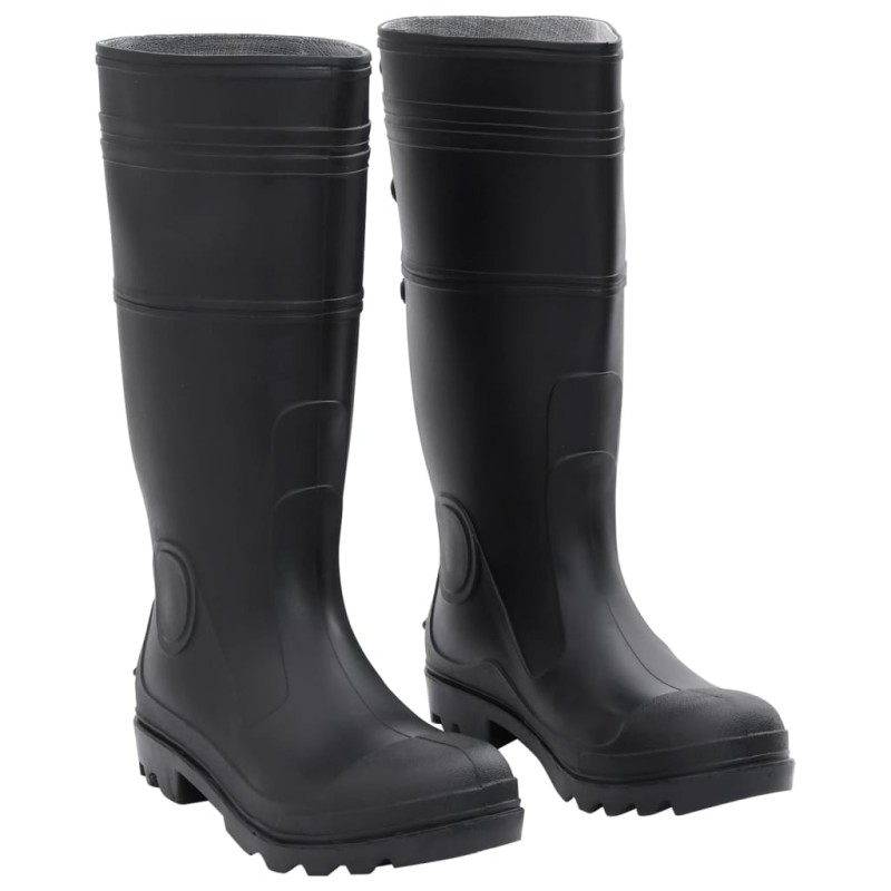 vidaXL Gummistiefel Schwarz Größe 43 PVC vidaXL Gummistiefel Schwarz Größe 43 PVC