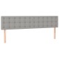 vidaXL Boxspringbett mit Matratze Hellgrau 120x190 cm Stoff vidaXL Boxspringbett mit Matratze Hellgrau 120x190 cm Stoff