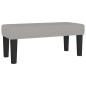 vidaXL Boxspringbett mit Matratze Hellgrau 120x190 cm Stoff vidaXL Boxspringbett mit Matratze Hellgrau 120x190 cm Stoff