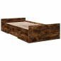vidaXL Bettgestell mit Schubladen Räuchereiche 90x200cm Holzwerkstoff vidaXL Bettgestell mit Schubladen Räuchereiche 90x200cm Holzwerkstoff