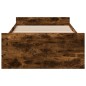 vidaXL Bettgestell mit Schubladen Räuchereiche 90x200cm Holzwerkstoff vidaXL Bettgestell mit Schubladen Räuchereiche 90x200cm Holzwerkstoff