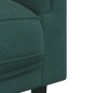 vidaXL Sofa mit Kissen 3-Sitzer Dunkelgrün Samt vidaXL Sofa mit Kissen 3-Sitzer Dunkelgrün Samt