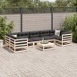 vidaXL 8-tlg. Garten-Sofagarnitur Massivholz Kiefer vidaXL 8-tlg. Garten-Sofagarnitur Massivholz Kiefer