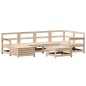 vidaXL 7-tlg. Garten-Sofagarnitur Massivholz Kiefer vidaXL 7-tlg. Garten-Sofagarnitur Massivholz Kiefer