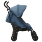 vidaXL Geschwisterwagen Marineblau Stahl vidaXL Geschwisterwagen Marineblau Stahl