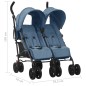 vidaXL Geschwisterwagen Marineblau Stahl vidaXL Geschwisterwagen Marineblau Stahl