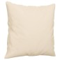 vidaXL 2-Sitzer-Sofa mit Kissen Beige 140 cm Mikrofasergewebe vidaXL 2-Sitzer-Sofa mit Kissen Beige 140 cm Mikrofasergewebe
