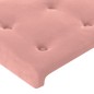 vidaXL Bettgestell mit Kopfteil Rosa 180x200 cm Samt vidaXL Bettgestell mit Kopfteil Rosa 180x200 cm Samt