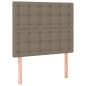 vidaXL Boxspringbett mit Matratze Taupe 80x200 cm Stoff vidaXL Boxspringbett mit Matratze Taupe 80x200 cm Stoff