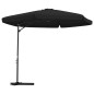 vidaXL Sonnenschirm mit Stahlmast 300 cm Schwarz vidaXL Sonnenschirm mit Stahlmast 300 cm Schwarz