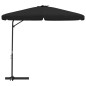 vidaXL Sonnenschirm mit Stahlmast 300 cm Schwarz vidaXL Sonnenschirm mit Stahlmast 300 cm Schwarz