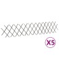 vidaXL Weidenzaun-Rankgitter 5 Stk. 180x30 cm vidaXL Weidenzaun-Rankgitter 5 Stk. 180x30 cm